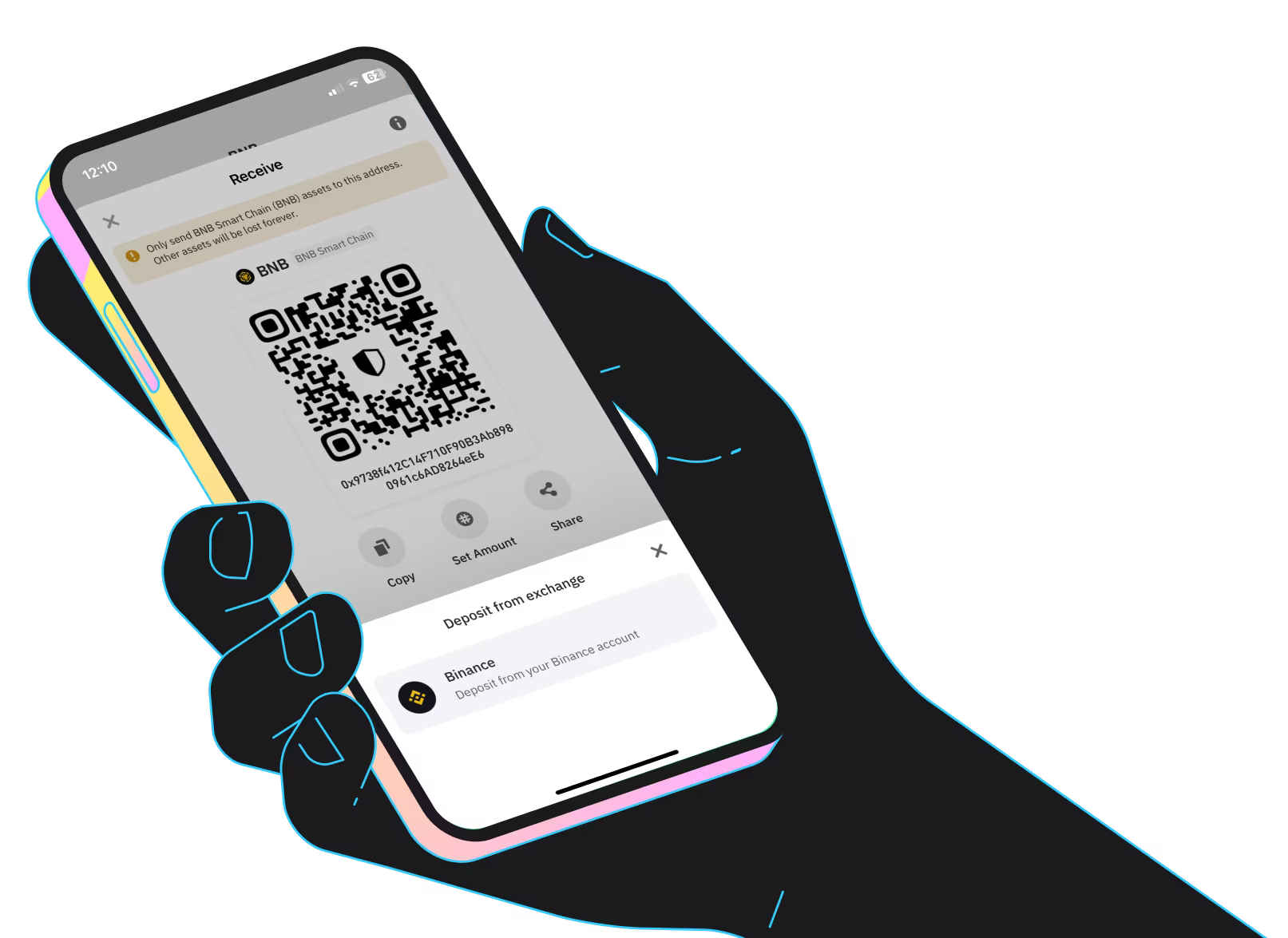 Deposit from exchange